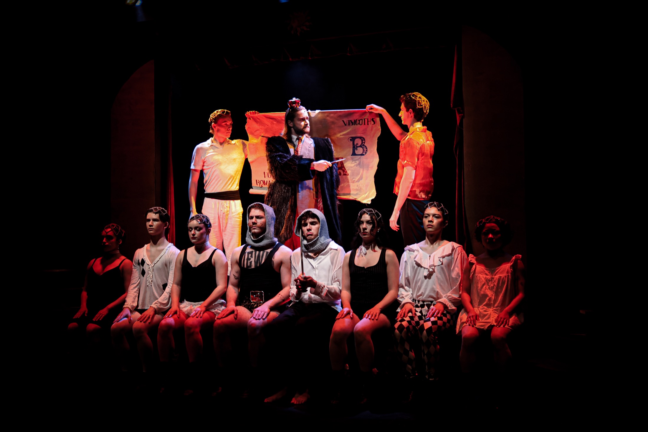 Pippin tableau on stage